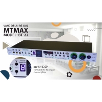 Vang cơ lai số MTMax BT22 - Chống hú tối ưu với chế độ FBX - Tích hợp 8 chế độ vang số chuyên nghiệp