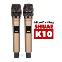 Micro không dây đa năng cao cấp Shuae K10 - micro đa năng giá rẻ dành cho loa kéo