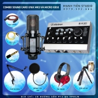 Combo Sound Card U16K MK3 Bluetooth Và Micro K850