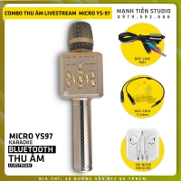 Combo Micro Karaoke YS97 - Vừa hát vừa Livestream & Thu âm