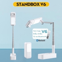 Gậy livestream thông minh kèm đèn DOXG-V6 - Điều chỉnh chiều cao lên đến 1.3m - Kèm remote bluetooth