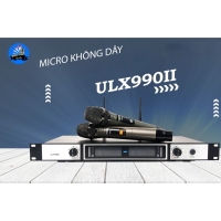 Micro không dây SHUARE ULX-990 II Model mới nhất bắt sóng xa ổn định không bị rè méo tiếng tương thích nhiều thiết bị