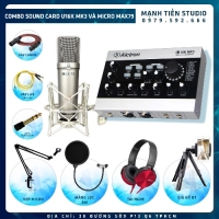 Combo Sound Card U16K MK3 Bluetooth Và Micro MAX79