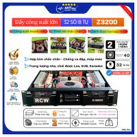 Cục Đẩy Công Suất RCW Z3200 32 - Đen, SÒ 8 TỤ 2 KÊNH Công Suất 1500W Mỗi Kênh, Chống Va Đập Khi, Chắc Chắn