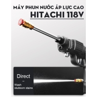 Máy rửa xe cầm tay dùng pin Hitachi 118V – Áp lực mạnh mẽ, pin sạc bền bỉ