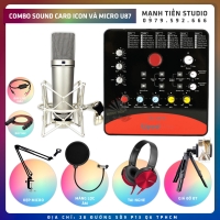 Combo Sound Card ICON UPOD Và Micro U87-MA87