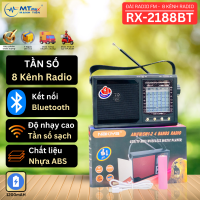  Đài Radio FM RX-2188BT Âm Thanh Sống Động, Kết Nối Bluetooth, USB/TF, Pin Lâu Dài, Thiết Kế Nhỏ Gọn, Đa Dạng Tần Số AM/FM/SW