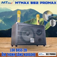 Loa Di Động Karaoke 10 Nút MTMAX B52PROMAX Viền Sắt Bass20 Chỉnh Bass, Treble, Delay, Echo Đa Dạng Cổng Kết Nối Âm Thanh Chân Thực Chi Tiết