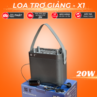 Loa Trợ Giảng Cao Cấp X1 Giảng Dạy, Hội Họp, Sự Kiện Công Suất 15W, Kết Nối Bluetooth, USB, AUX, Cổng 6ly Cùng Hệ Thống Nút Chỉnh Đa Dạng