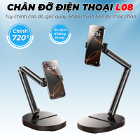 Chân Kẹp Điện Thoại Cao Cấp 720° L08 Phù hợp cho livestream, Tiktok, quay vlog, chụp ảnh sản phẩm, học online,…