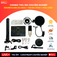 Combo Thu Âm, Livestream Chuyên Nghiệp Soundcard DJ 2024 - Micro S700 - Phụ Kiện, Chất Lượng Âm Thanh Đỉnh Cao, Phù Hợp Nhu Cầu Thu Âm, Livestream Bán Hàng