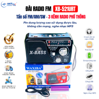 Đài Radio FM XB-521URT 3 Kênh Băng Tần Phổ Biến, Tự Động Dò Kênh Thông Minh, Loại Bỏ Tạp Âm, Tích Hợp Đèn Pin Chiếu Sáng, Kiểu Dáng Sang Trọng, Nhỏ Gọn, Có Hổ Trợ Chức Năng Nghe Nhạc