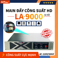Cục Đẩy Công Suất Cao LA9000 - 2 Kênh 32 Sò - Công Suất 500W X 1 Kênh Chơi Được Loa 5 Tấc, Bảo Hành 12 Tháng
