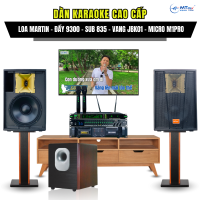 Dàn Karaoke Cao Cấp Cặp Loa Maxtin 3 Tấc, Micro M1Pro, Vang JBK01, Đẩy SB9300, Sub 835