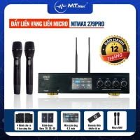 Đẩy Liền Vang Liền Micro MTMAX 279Pro, 3 Trong 1 Cho Dàn Âm Thanh Đánh Được Bass 20, 30, 40 Ra 4 Loa
