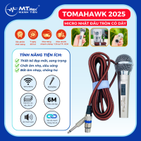 Micro Nhật Đầu Tròn Có Dây Tomahawk 2025 - Thiết Kế Bắt Mắt, Sang Trọng - Dây Dài 6m