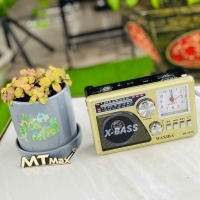 Đài Radio Fm XB741C Nghe Tin Tức, Thời Sự, Nghe Nhạc Không Cần Mạng, Có Chức Năng Xem Giờ, Đèn Pin Chiếu Sáng, Pin Sử Dụng Lâu