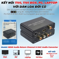 Bộ chuyển đổi âm thanh đa năng từ Optical Coaxial HDMI ARC sang Optical, Coaxial, Audio R/L, 3.5mm. Kết nối Tivi, PC, Laptop, Tivi Box, HD player ra Loa, âm ly, DAC HDMI Audio Return Channel & DAC Audio Converter