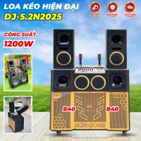 Loa Kéo MTMax  DJ5.2N2025 – Công Suất Lớn Loa 4 Tấc Đôi Thiết Kế Độc Đáo Kèm 2 Micro Cao Cấp, Chống Hú, Bắt Sóng Xa