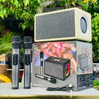 Loa Bluetooth  Xách Tay M2008 – Âm Thanh Mạnh Mẽ 20W Bass Căng, Thiết Kế Bọc Da Cao Cấp, Kết Nối Đa Dạng 