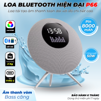 Loa Nghe Nhạc Hình Đĩa Bay P66 Vừa Là Loa Vừa Là Tác Phẩm Nghệ Thuật Đầy Đủ Kết Nối Bluetooth, USB, Thẻ Nhớ, AUX, Led RGB