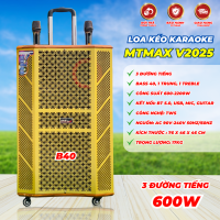 Loa Kéo V2025 Bass 40 Căng Ấm 3 Đường Tiếng Bass Trung Treble Công suất 600W Chơi được 30 -40 Người Phù Hợp Đám Tiệc, Hội Nghị, Sân Khấu Nhỏ
