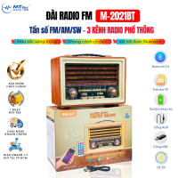 Đài Radio FM M-2021BT Nghe Tin Tức, Thời Sự, Thể Thao, Tích Hợp Bluetooth 5.0 Tiện Lợi, Thiết Kế Theo Phong Cách Cổ Điển