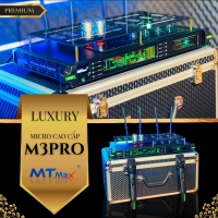 Micro Bóng Tube Cao Cấp MTMAX M3Pro, Bắt Sóng Xa Đến 120 Mét Tần Số UHF Cực Cao UHF 640-690 MHz Cùng Công Nghệ Cảm Biến Tự Ngắt Hiện Đại, Thiết Kế Sang Trọng Khi Setup Mọi Không Gian 