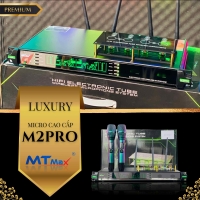 Micro Bóng Tube Cao Cấp MTMAX M2Pro, Bắt Sóng Xa Đến 120 Mét Tần Số UHF Cực Cao UHF 640-690 MHz Cùng Công Nghệ Cảm Biến Tự Ngắt Hiện Đại, Thiết Kế Sang Trọng Khi Setup Mọi Không Gian 