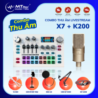 Combo Thu Âm, Livestream Chuyên Nghiệp Soundcard X7 - Micro K200 - Phụ Kiện, Phù Hợp Thu Âm Karaoke, Bán Hàng Online, Học Tập, Giải Trí Đa Dạng