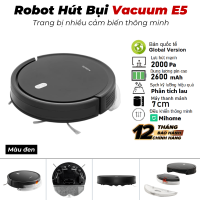 Robot Hút Bụi Thông Minh Vacuum E5 Thiết bị hút bụi và lau nhà 2 trong 1, giúp vệ sinh sàn toàn diện