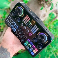 Soundcard S30– Soundcard chuyên thu âm, livestream, karaoke online – 2 cổng micro, song ca dễ dàng – Đầy đủ chức năng auto tune, đổi giọng, hiệu ứng khán giả - Điều chỉnh bass treble echo, giảm tiếng ổn – Kết nối bluetooth