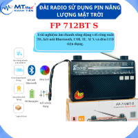 Đài Radio FP712BTS sử dụng pin năng lượng trời âm thanh sống động gọn nhẹ kết nối đa dạng