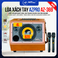 Loa Xách Tay Azpro AZ369 - Công Suất Lớn 250W, Thiết Kế Nhỏ Gọn, 3 Loa 2 Đường Tiếng, Bass Căng 16cm, Âm Thanh Trong Trẻo, Bass Đánh Siêu Ấm, Bảo Hành 12 Tháng