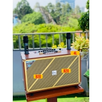 Loa Hay Nhất 2024 | Loa Xách Tay Di Động Karaoke MTMAX B32 Bass20 Âm Thanh Chắc  Kèm 2 Micro