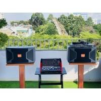Dàn Karaoke Gia Đình Cao Cấp -  [ Loa KS310 + MIXER Liền Công Suất F88 Pro + Micro UGX82 ] - Tặng 10M Dây Loa Và Jack Cắm, Bảo Hành 12 Tháng