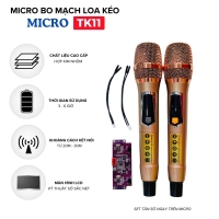 Bộ Micro Kèm Bo Mạch TK11 Cho Loa Kéo - Loa Kéo Bị Hỏng Micro Và Vẫn Chưa Tìm Thấy Micro Chất Lượng Để Thay Thế
