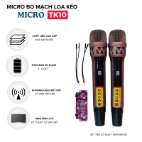 Bộ Micro Kèm Bo Mạch TK10 Cho Loa Kéo - Loa Kéo Bị Hỏng Micro Và Vẫn Chưa Tìm Thấy Micro Chất Lượng Để Thay Thế