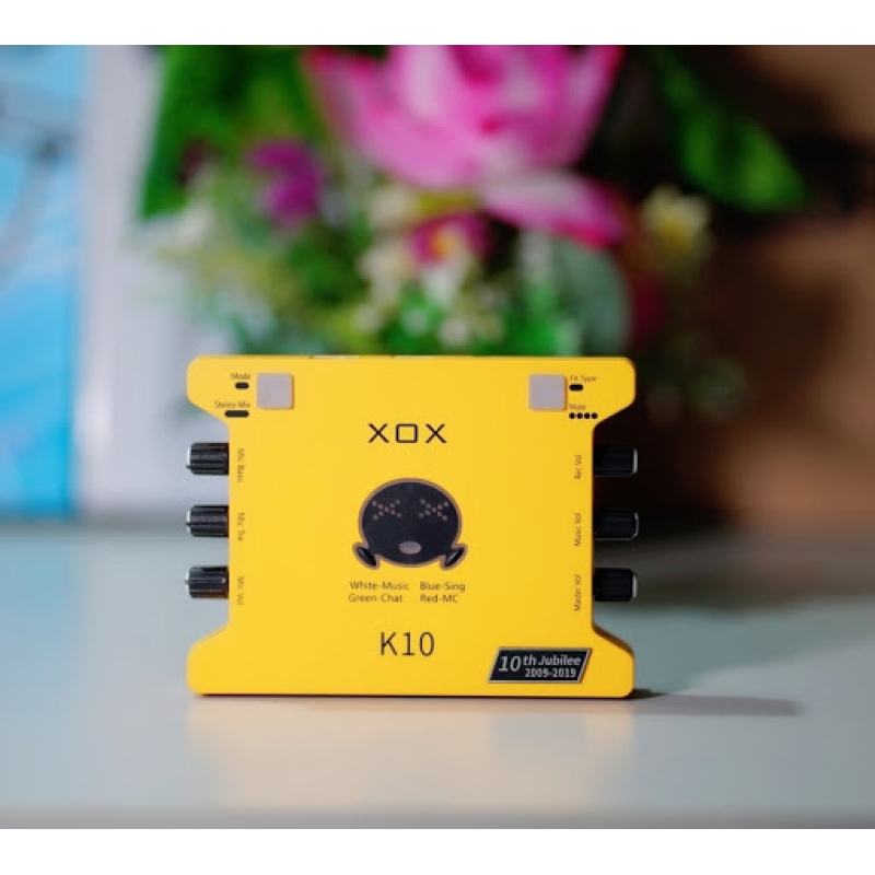 Sound card XOX K10 phiên bản 10th jubilee - Soundcard nâng cấp mới nhất đến từ XOX