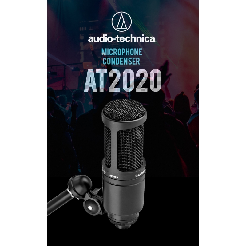 Micro thu âm cao cấp Audio Technica AT2020 - Mic thu âm condenser chuyên nghiệp cho phòng thu