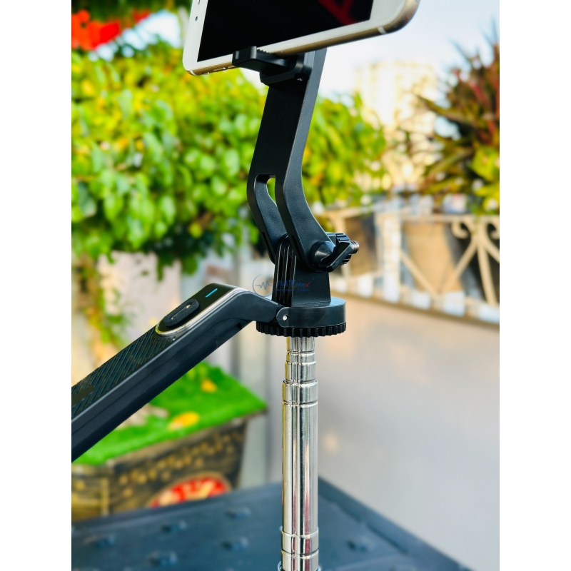 Gậy Selfie Khiêm Gimbal P180 Mới Nhất 2024 - Chụp Ảnh Từ Xa Bằng Điều Khiển Bluetooth Xoay 360 Độ Phù Hợp Với Nhiều Thiết Bị Chiều Dài Tối Đa 1m8