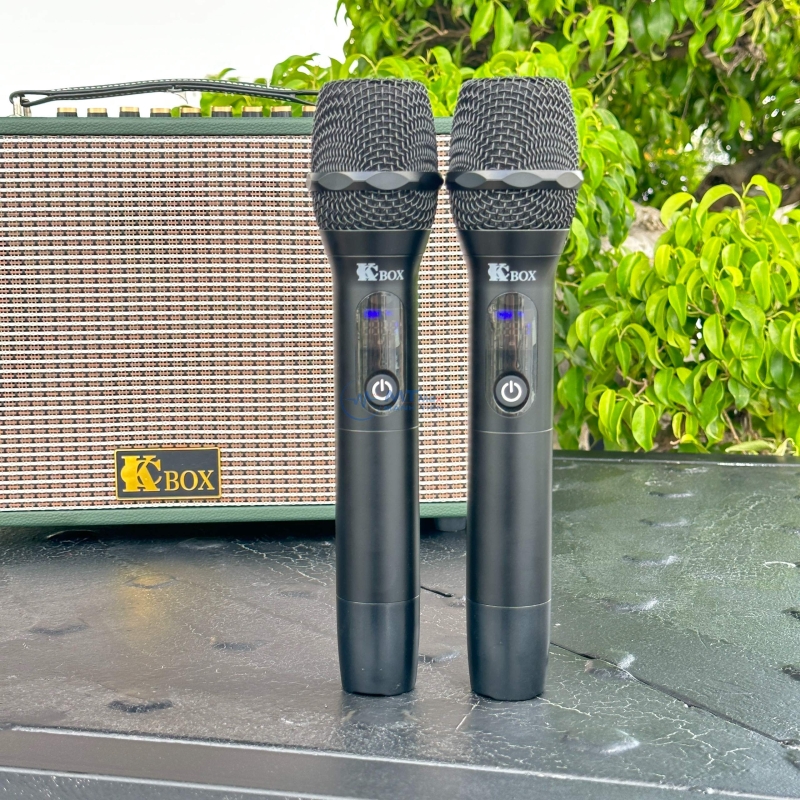 KCBox KC260Pro - Loa Xách Tay Karaoke Cao Cấp Giá Tốt Nhất 2023, Bass Boost, Bluetooth 6.0, Tặng Kèm Micro Không Dây Cao Cấp Và Chân Micro Mini.