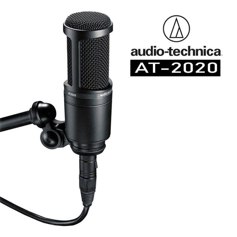 Micro thu âm cao cấp Audio Technica AT2020 - Mic thu âm condenser chuyên nghiệp cho phòng thu