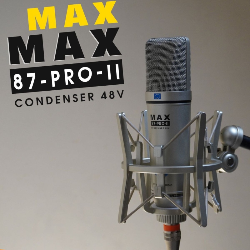 Combo thu âm, livestream Micro Max 87-Pro-II, Sound card Icon Upod Pro - Kèm full phụ kiện