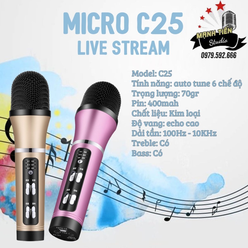 Micro thu âm C25
