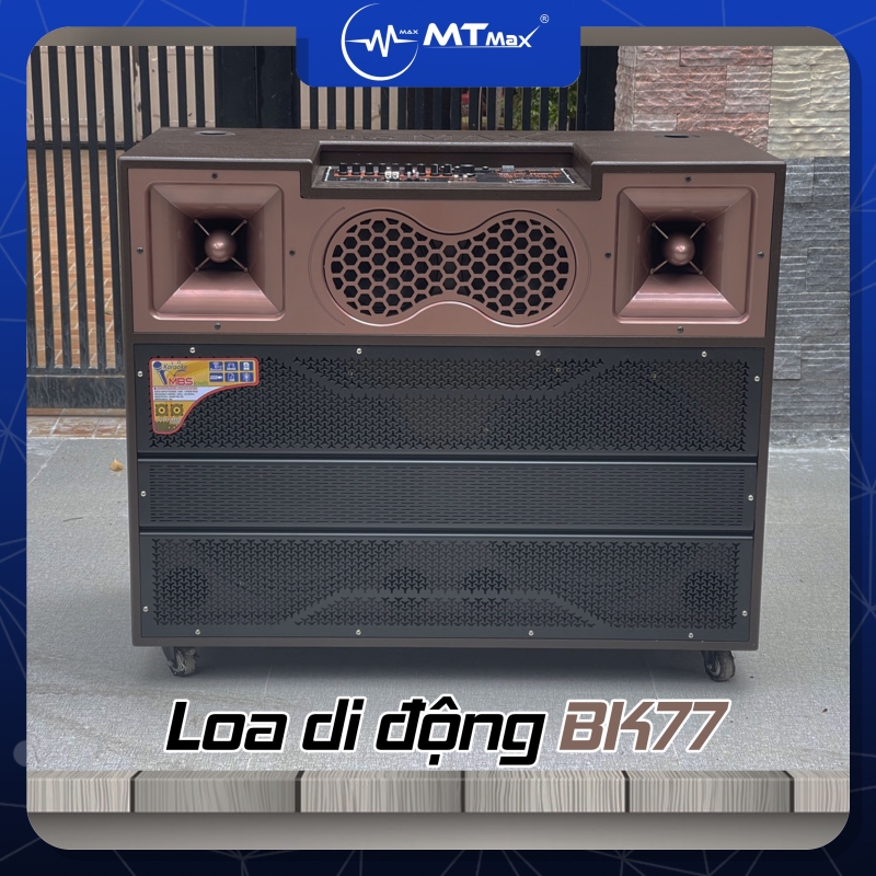 Loa kéo MTMAX BK77 công suất lớn karaoke ngoài trời bass cực căng (đặt hàng báo trước 2 tiếng)