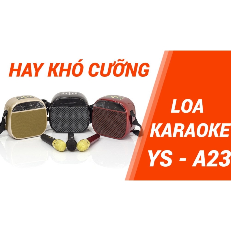 loa bluetooth xách tay Su Yosd YS A23 - Kèm 1 micro không dây - Nghe nhạc, hát karaoke cực hay