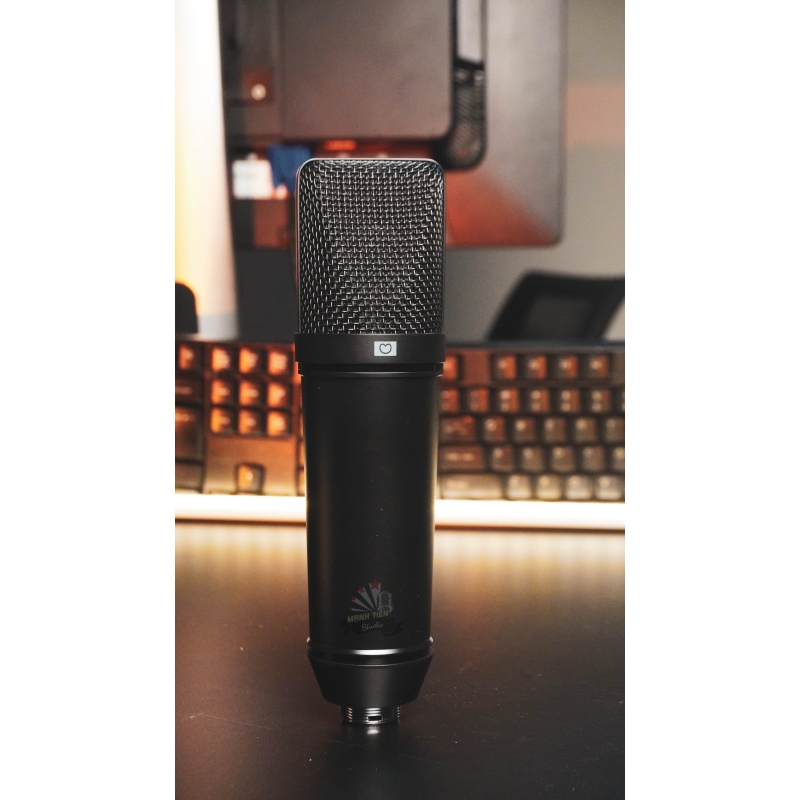 Micro thu âm, livestream cao cấp AQTA U87-Pro - Mic thu âm hát karaoke online chuyên nghiệp - Chống hú, chỗng nhiễu, xử lí tạp âm cực tốt - Condenser microphone – Thiết kế sang trọng, thanh lịch