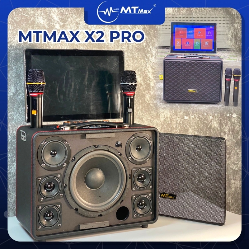 Loa Màn Hình MTMAX X2 PRO - 7 Đường Tiếng Karaoke Cùng Màn Hình Android Hiện Đại