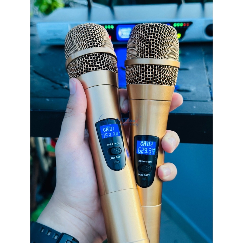 Micro Đầu Thu Lớn SHUARE U622 - Micro Không Dây Karaoke, Bắt Sóng Xa 100M Karaoke Hội Nghị Sân Khấu